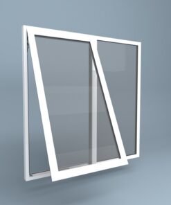 uPVC Window Top Hung Left Fixed Right