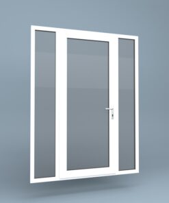 uPVC Door Full Height Side Screens