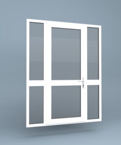 uPVC Door Mid Rail Side Screens