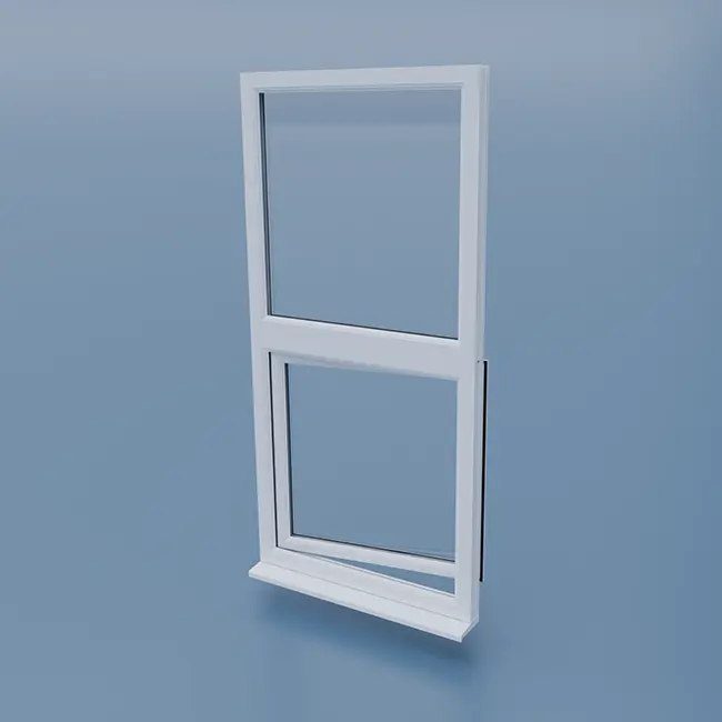 uPVC Tilt and Turn Window - Fixed Over Left Open - Double Glazing