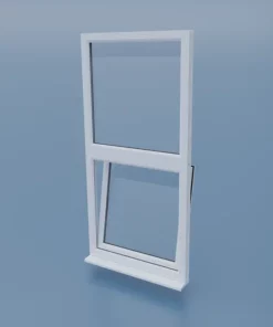 uPVC Tilt and Turn Window - Fixed Over Left Open - Tilt - Double Glazing