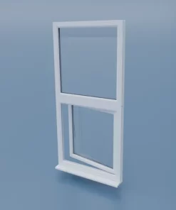 uPVC Tilt and Turn Window - Fixed Over Right Open - Double Glazing