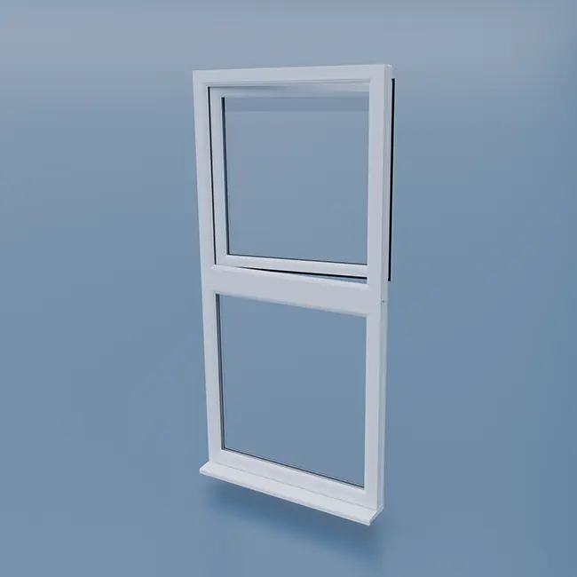 uPVC Tilt and Turn Window - Left Open Over Fixed - Double Glazing