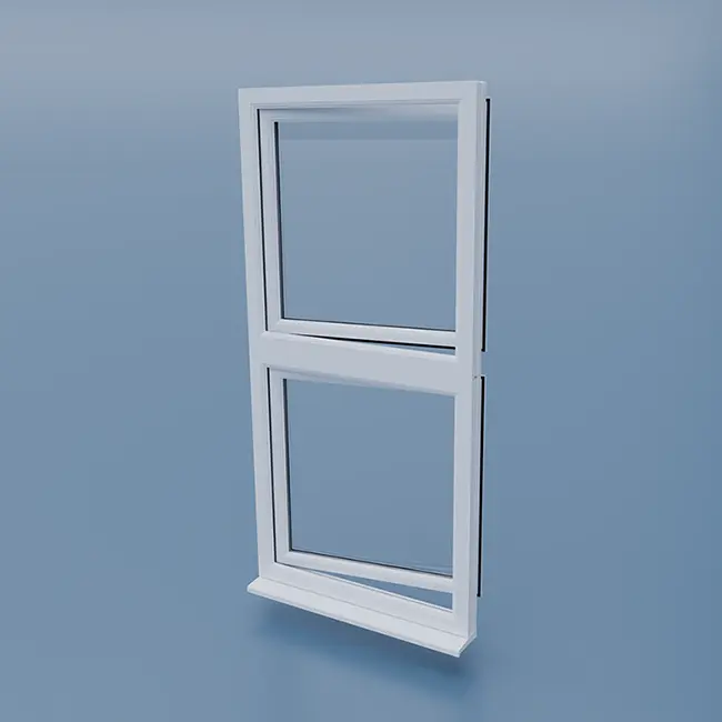 uPVC Tilt and Turn Window - Left Open Over Left Open - Double Glazing